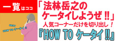 HOW TO �P�[�^�C!!
